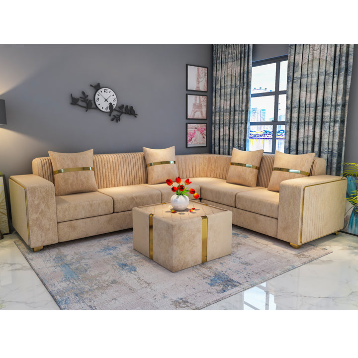 VR 190 L-Shape Sofa Set